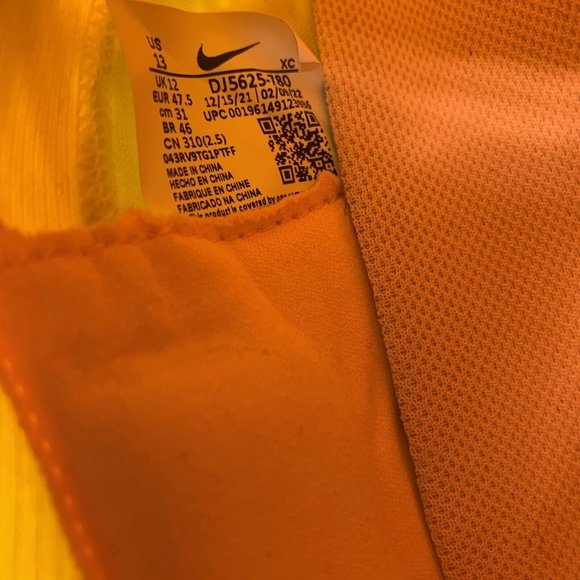 Nike Zoom Mercurial Superfly 9 Academy MG DJ5625-780 Cleats Men's 13 Yellow 8040 - Picture 7 of 9